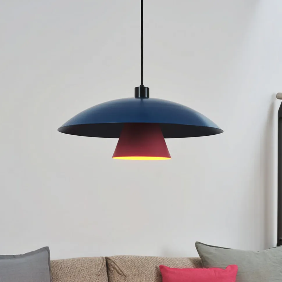 OSRAM hængelampe Decor Flying Mushroom blå/lyserød, stål, E27