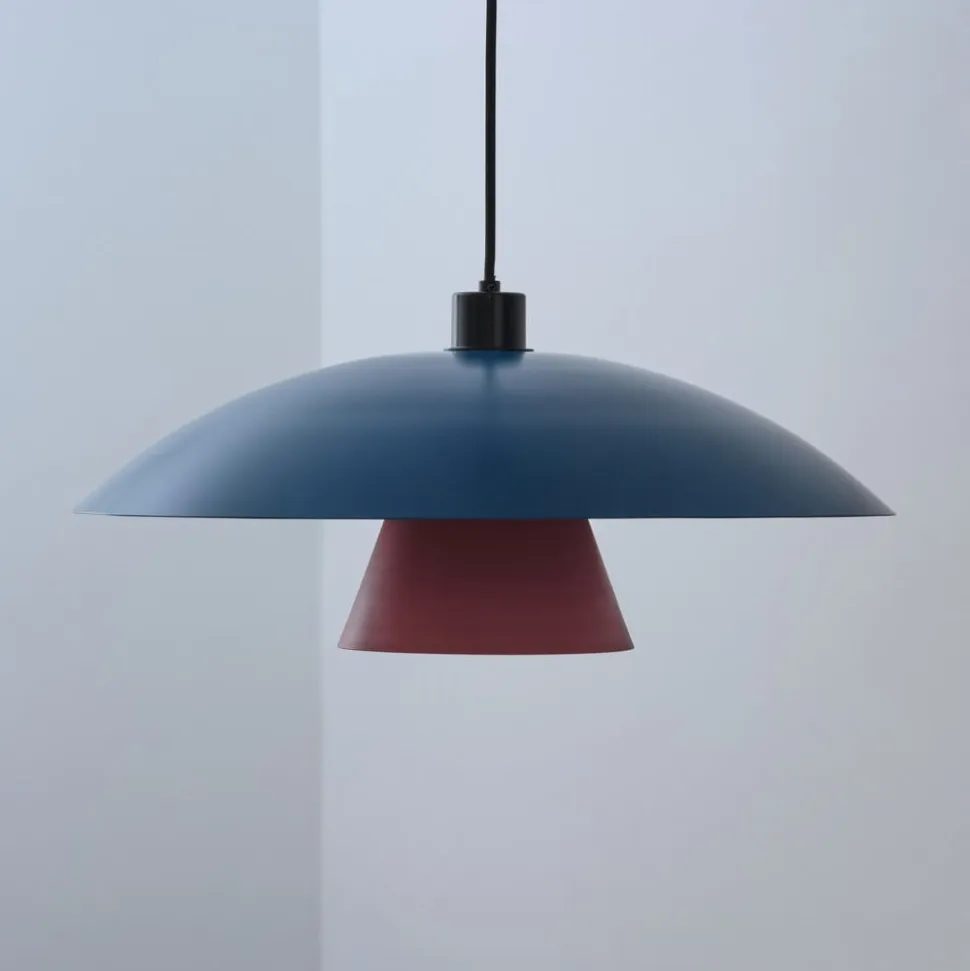 OSRAM hængelampe Decor Flying Mushroom blå/lyserød, stål, E27