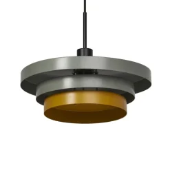 OSRAM hængelampe Decor Layers, grøn/gul, stål, E27