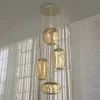 OSRAM hængelampe Decor Needle Plate beige, stål, 4 lyskilder, E27