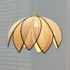 OSRAM hængelampe Decor Rattan Lotus, Ø 67 cm, beige, E27