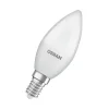 OSRAM LED Classic Star, stearinlys, mat, E14, 7,5 W, 2.700 K