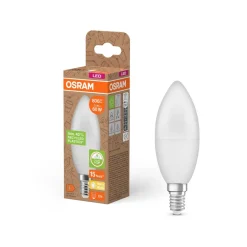OSRAM LED Classic Star, stearinlys, mat, E14, 7,5 W, 2.700 K