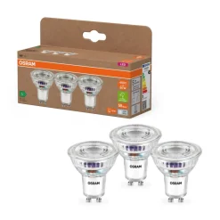 OSRAM LED PAR16 reflektorpære GU10 2,5W 100° 4,000K 3-pak