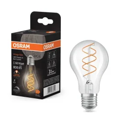 OSRAM LED Vintage E27 8W 2.200K Spiral Filament clear dæmpbar
