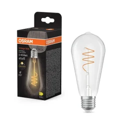 OSRAM LED Vintage ST64 E27 3,4W 927 Spiral Filament clear