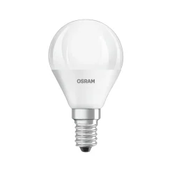 OSRAM LED-dråbe E14 4,9 W Base P40 840 mat 3 stk