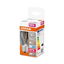OSRAM LED-dråbepære E27 Superstar 4,8W klar 4.000