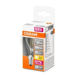 OSRAM LED-dråbepære E14 5,9W Superstar 827