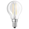 OSRAM LED-dråbepære E14 2,8W varmhvid klar dæmpbar