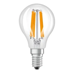 OSRAM LED-filamentpære dråbe E14 1,2W filament 4000K 255lm