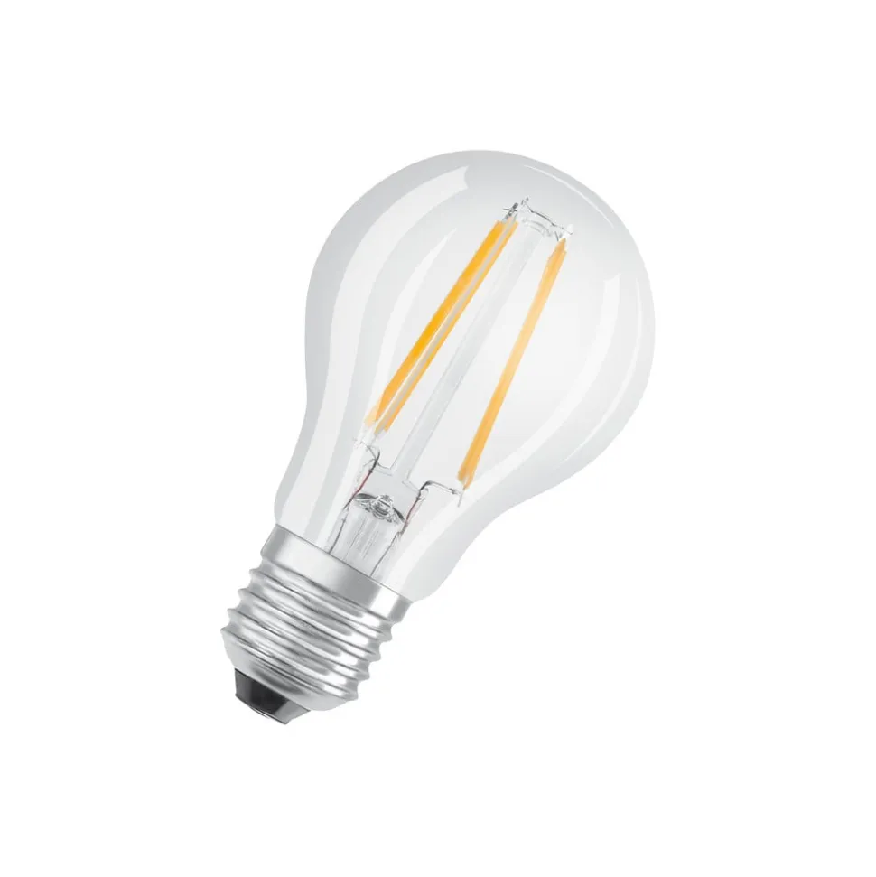 OSRAM LED-filamentpære E27 6,5W 827 4-pak