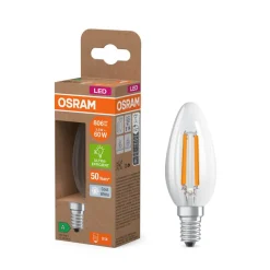OSRAM LED-filamentpære E14 3,8W 4000K 806lm