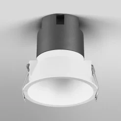 OSRAM LED-indbygningsspot TWIST, hvid/hvid, 840, Ø 9,3 cm, metal