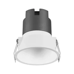 OSRAM LED-indbygningsspot TWIST, hvid/hvid, 830, Ø 9,3 cm, metal