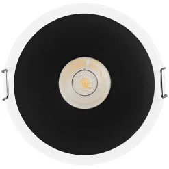 OSRAM LED-indbygningsspot TWIST, hvid/sort 830 Ø 9,3 cm metal