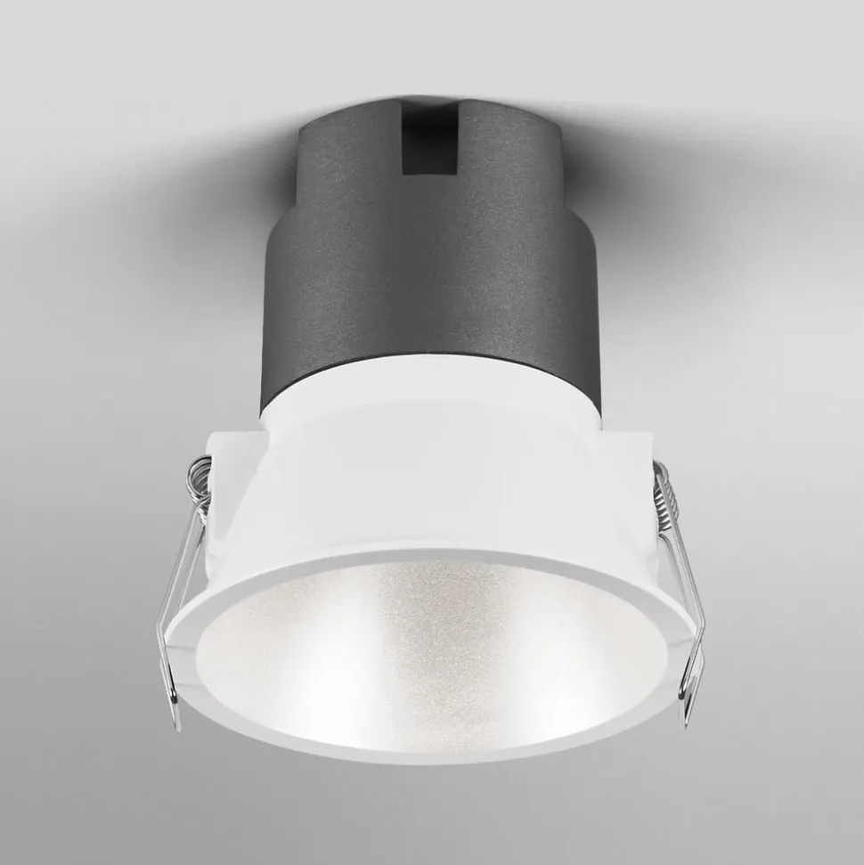 OSRAM LED-indbygningsspot TWIST, hvid/sølv, 830 Ø 9,3 cm metal