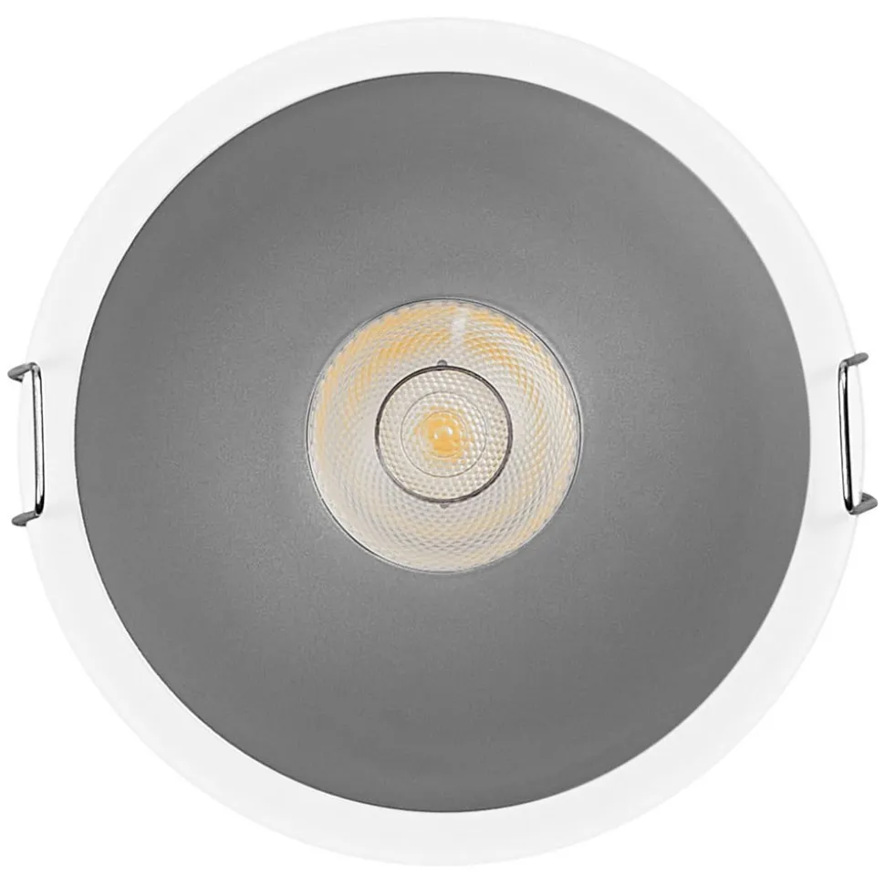 OSRAM LED-indbygningsspot TWIST, hvid/sølv, 830 Ø 9,3 cm metal
