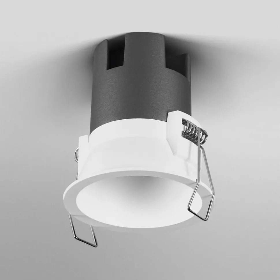 OSRAM LED-indbygningsspot TWIST, hvid/hvid, 840, Ø 7 cm, metal