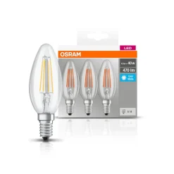 OSRAM LED-kerte E14 4 W filament 4.000 K 470 lm 3
