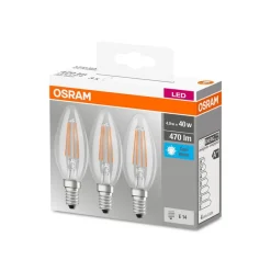 OSRAM LED-kerte E14 4 W filament 4.000 K 470 lm 3
