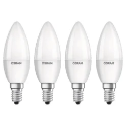 OSRAM LED-kerte E14 Base Retro 4,9 W 4 stk 4.000 K