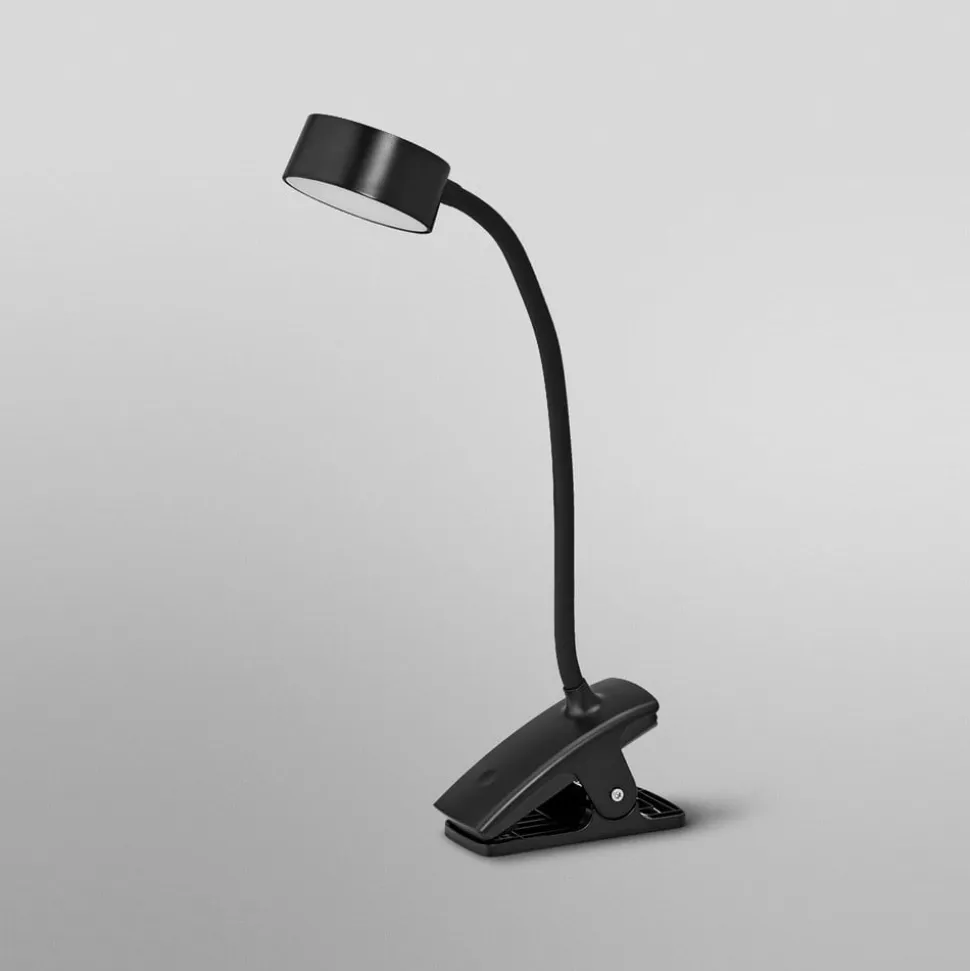 OSRAM LED-klemmelampe Office Line Cylinder sort CCT dæmpbar