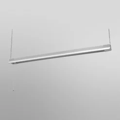 OSRAM LED-kontorhængelampe OFFICE LINE, længde 112 cm hvid afbryder