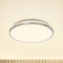 OSRAM LED-loftlampe BATHROOM, krom, Ø 30 cm, IP44, CCT