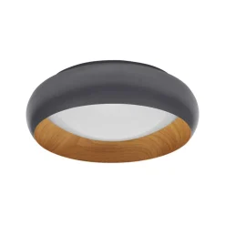 OSRAM LED-loftlampe ORBIS LIVIA, Ø 30 cm, grå, metal, dæmpbar