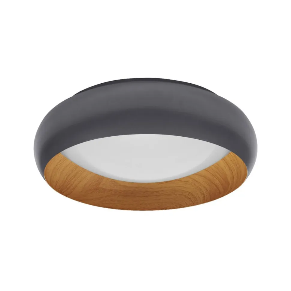 OSRAM LED-loftlampe ORBIS LIVIA, Ø 30 cm, grå, metal, dæmpbar