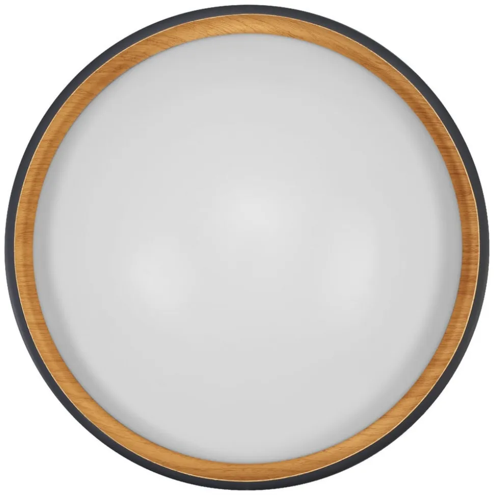OSRAM LED-loftlampe ORBIS LIVIA, Ø 30 cm, grå, metal, dæmpbar