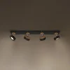 OSRAM LED-loftspot PLUTO, sort, 4 spots, 3.000 K