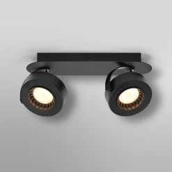 OSRAM LED-loftspot VENUS sort 2 lyskilder Metal 3.000 K
