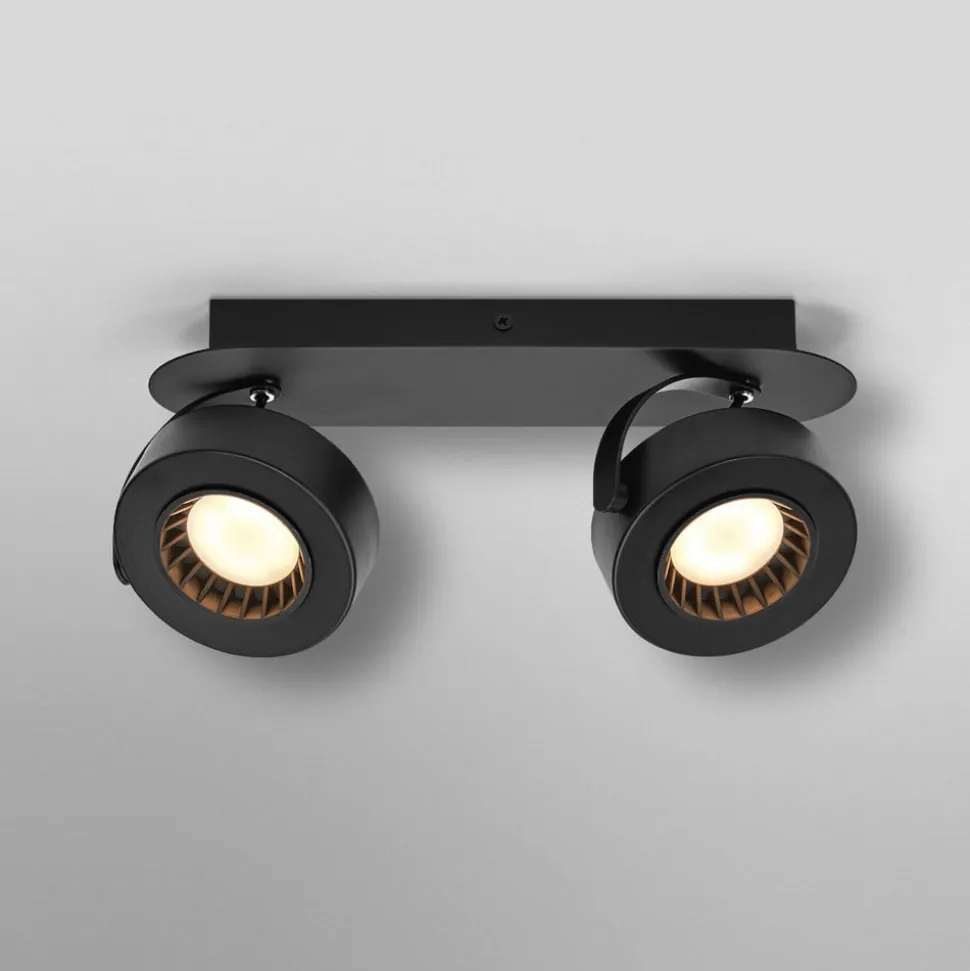 OSRAM LED-loftspot VENUS sort 2 lyskilder Metal 3.000 K