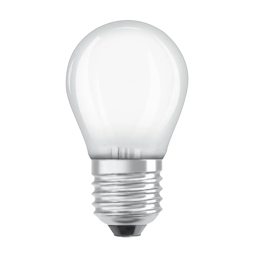 OSRAM LED-pære dråbe mat E27 3,8W 2700K 806lm