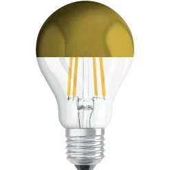 OSRAM LED-pære E27 CLA Mirror guld 4W 2.700K