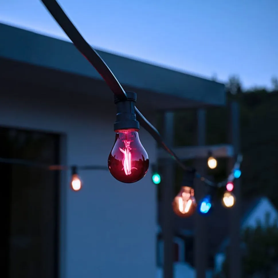 OSRAM LED-pære E27 Star Décor Cla A 2,5W, rød