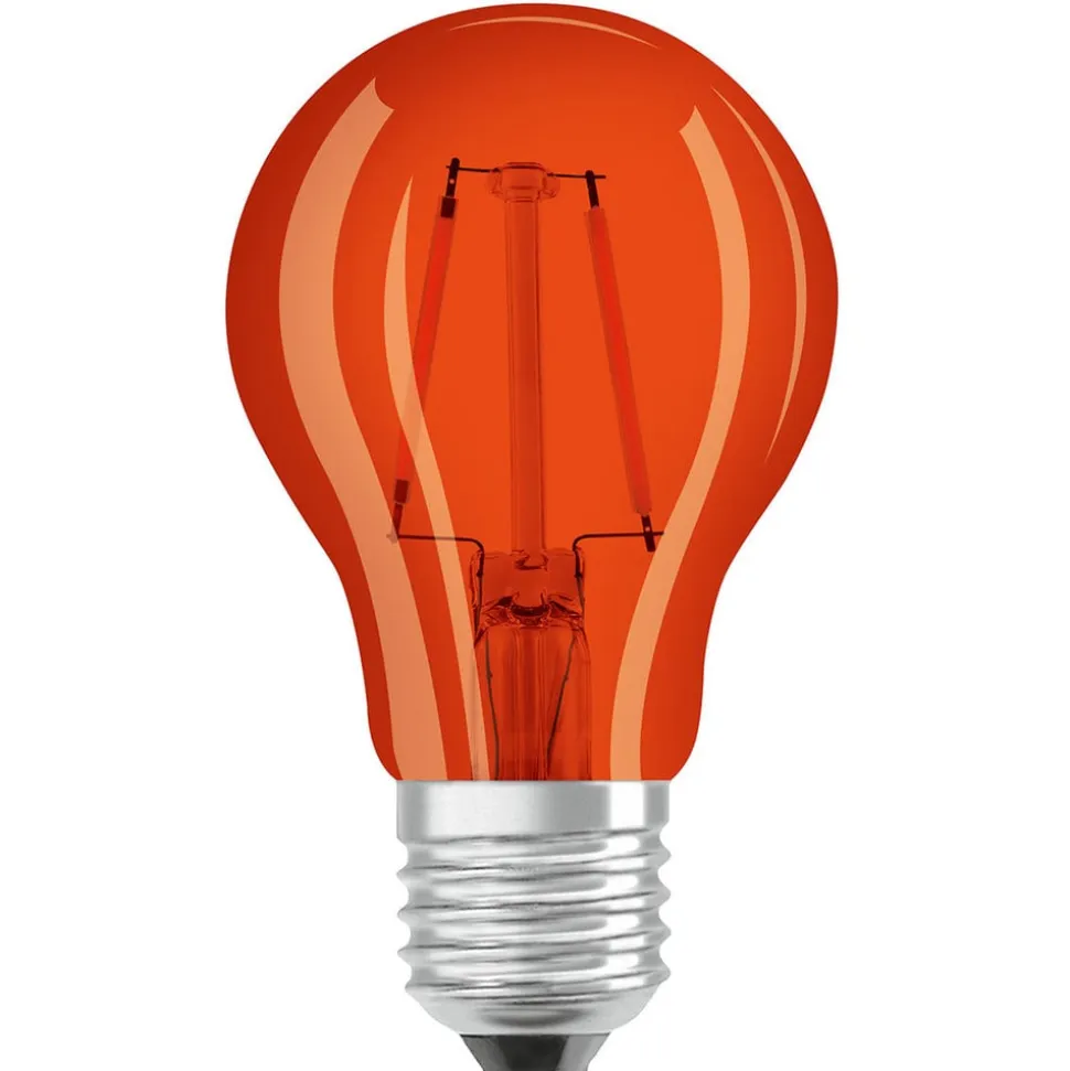 OSRAM LED-pære E27 Star Décor Cla A 2,5W, orange