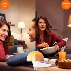 OSRAM LED-pære E27 7W varmhvid GLOWdim klar