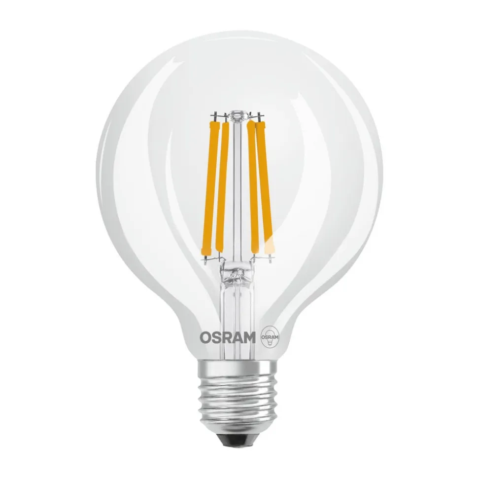 OSRAM LED-pære Globe G95 E27 3,8W Filament 2,700K