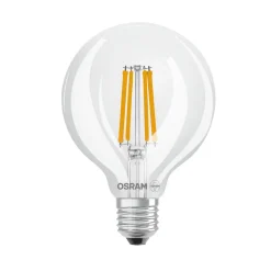 OSRAM LED-pære Globe G95 E27 3,8W Filament 4,000K