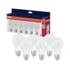OSRAM LED-pære opal E27 8W 827 6-pak