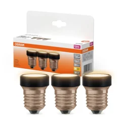 OSRAM LED-pære Star Flat E27 3,5W 827 3-pak