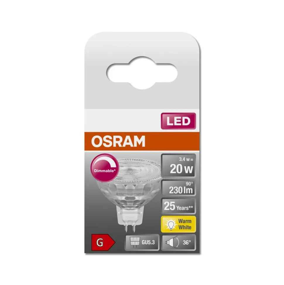 OSRAM LED-reflektor GU5,3 3,4 W 927 36° 12V dæmpes