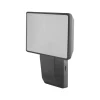 OSRAM LED-sensor-udendørs spotlampe ENDURA PRO FLOOD, grå, 15 W