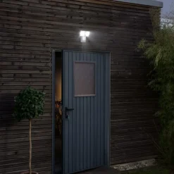 OSRAM LED-sensor-udendørs vægspot ENDURA PRO, hvid, IP55
