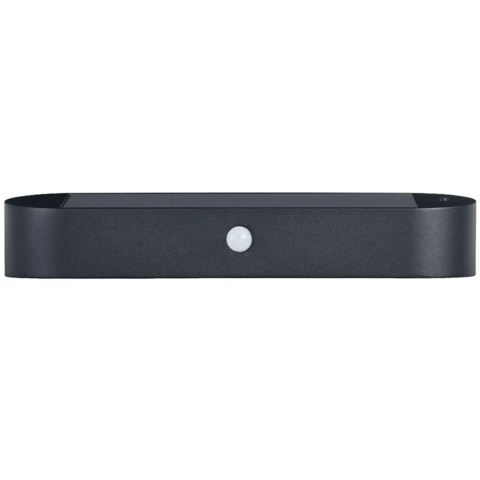 OSRAM LED-sensor-væglampe ENDURA STYLE SOLAR OVAL 34 cm 840