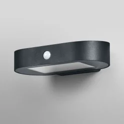 OSRAM LED-sensor-væglampe ENDURA STYLE SOLAR OVAL 20 cm 830