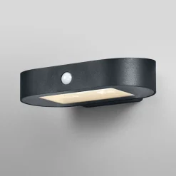 OSRAM LED-sensor-væglampe ENDURA STYLE SOLAR OVAL 20 cm 830